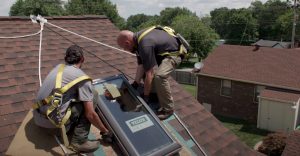 Coquitlam Roofers Skylight Final Install Step