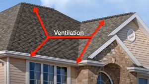 Coquitlam Roofers ventilation illustration