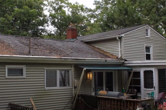 Coquitlam Roofers severely damaged roof