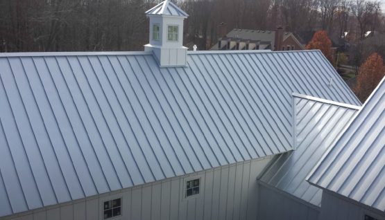 Coquitlam Roofers metal roof building project