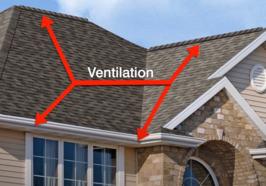 Coquitlam Roofers ventilation illustration